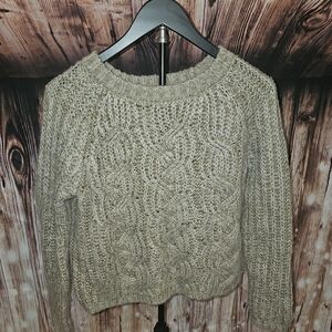 Cloud Chaser Cream Cable Knit Sweater